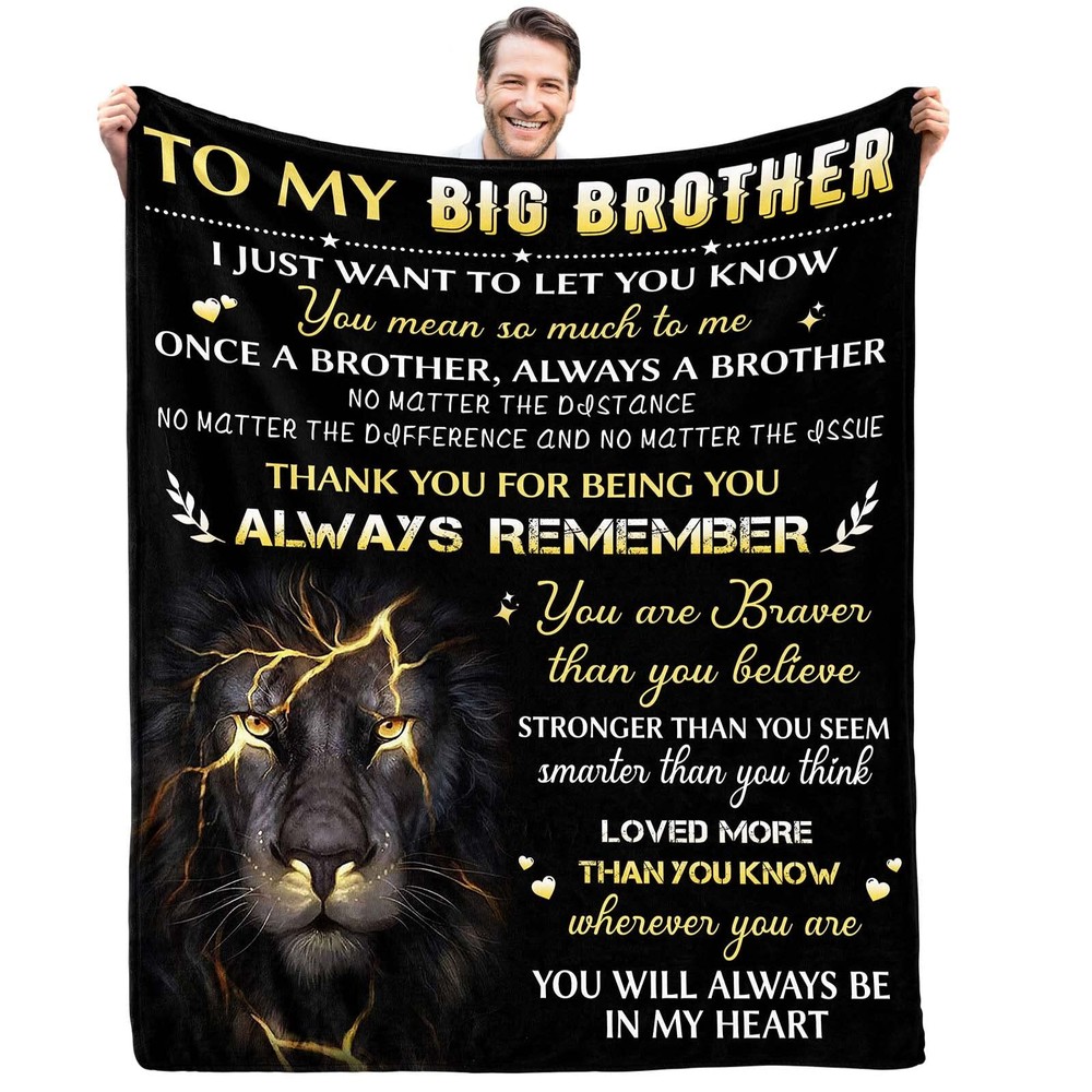Big Brother Gift BlanketGifts for BrotherBig Brother Gifts for BoyBrother Gif...