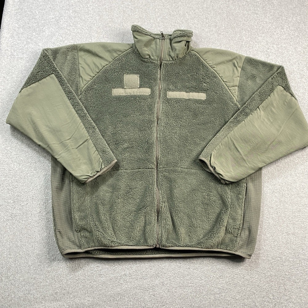 US Military Cold Weather Fleece Jacket Gen III Mens XL Regular Green ECWCS Army