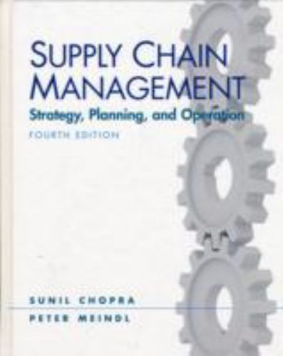 Supply Chain Management: Strategy, Planning, and Operation, USED-Very Good, Chop