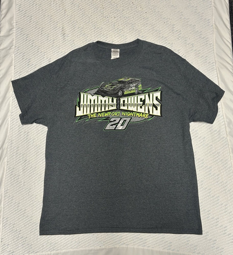 Jimmy Owens The Newport Nightmare Racing Graphic Shirt Men’s Size XL