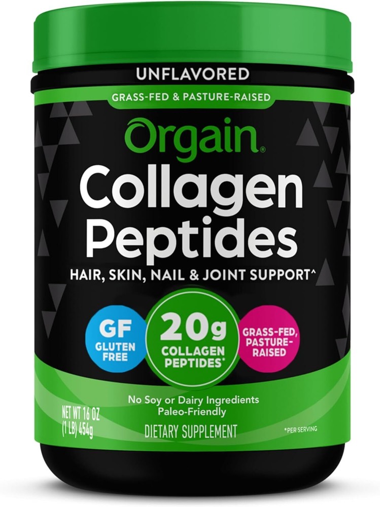 Orgain Hydrolyzed Collagen Peptides Powder For Women 22 Servings (Pack of 1)