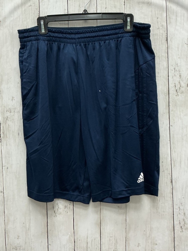 Mens Adidas Aeroready ClimaTech Blue Athletic Shorts  With Pockets XL