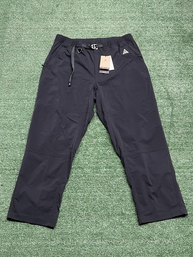 Nike ACG Men's XL Belted Sunfarer Trail Pants Black Hiking UV Straight Leg