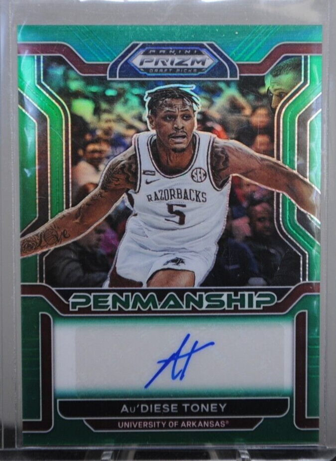 2022-23 Panini Prizm Draft Picks #CP-ATO Au'Diese Toney Auto RC