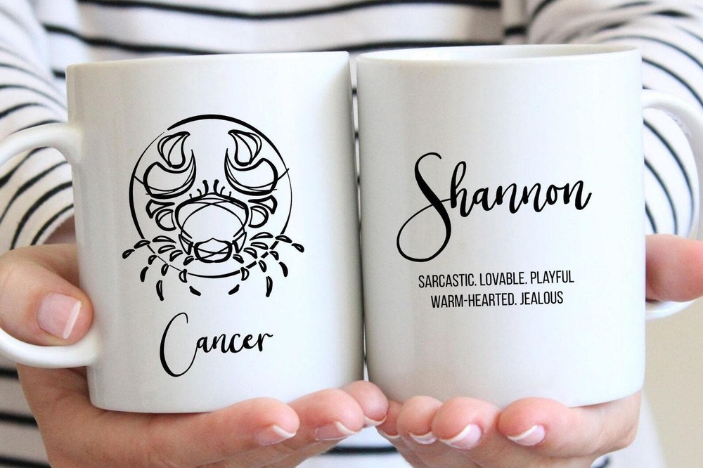 Personalized Cancer Mug Cancer Gift Cancer Constellation Coffee Mug Cancer Cup