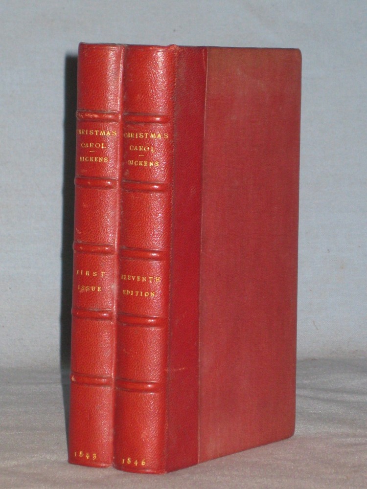 Antique Secret Fake Book Safe Christmas Carol By Dickens