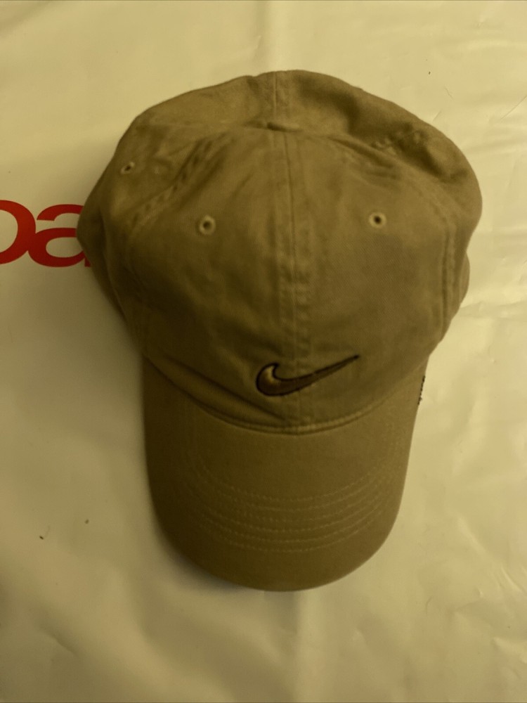 Vintage Nike Hat Adult Baseball Cap Gold Center Swoosh