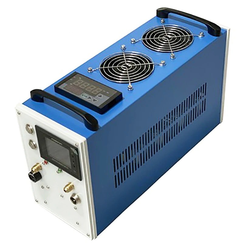 Infrared Temperature-Controlled Copper Tube Welding Induction Heating Machine4KW