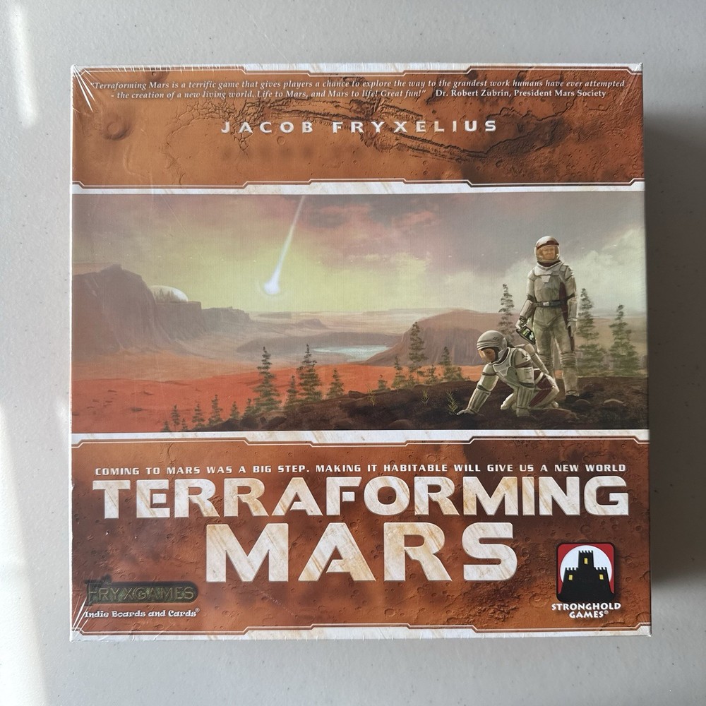 Terraforming Mars Board Game Stronghold Games Jacob Fryxelius NEW SEALED
