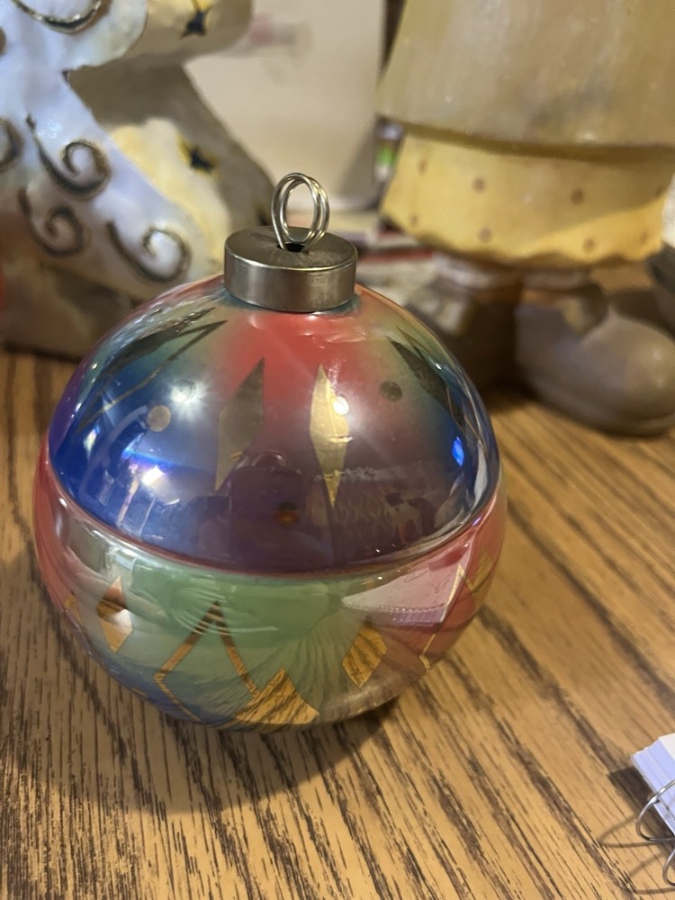 Partylite Ornament Turquoise Christmas Tealight Candle Holder P90932