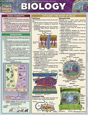 Biology (Quick Study Academic) by BarCharts, Inc., Very Good Book