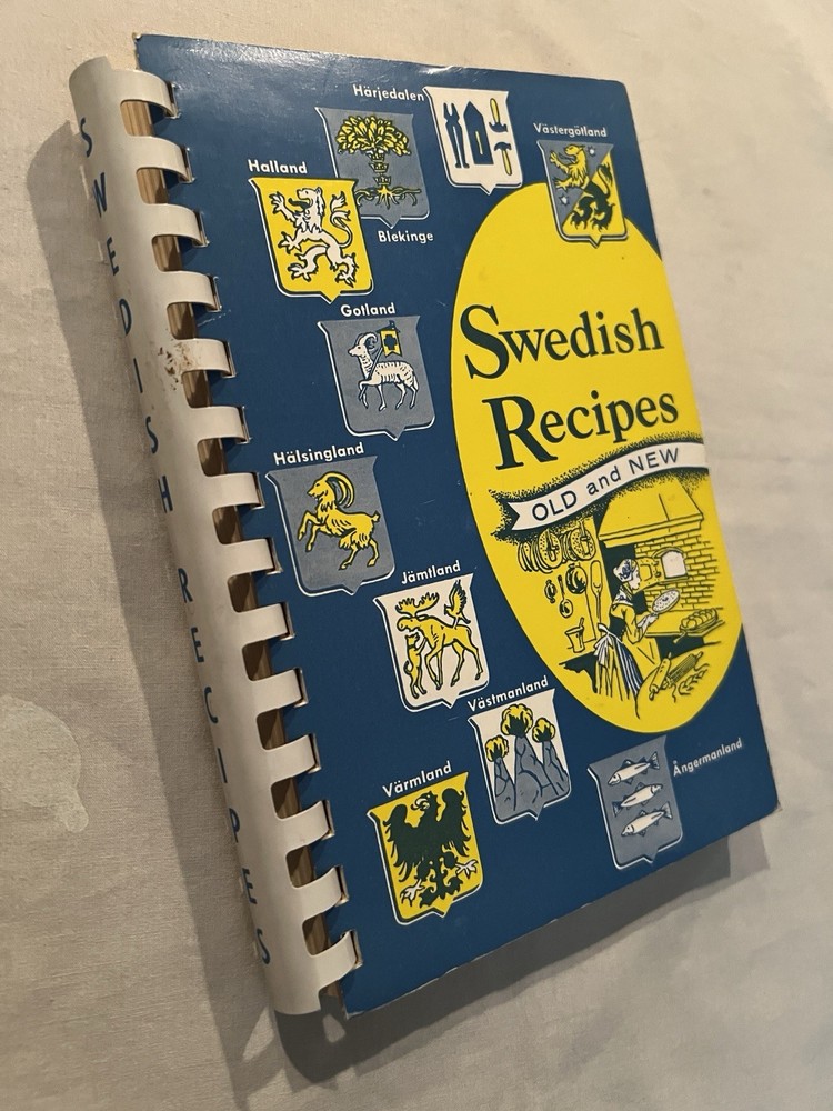 Swedish Recipes Old and New (American Daughters of Sweden 1978 print)