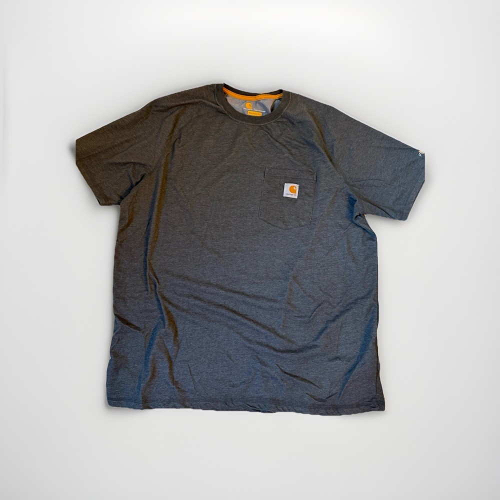 Carhartt Men's K87-CRH Gray Workwear Short Sleeve T-shirt