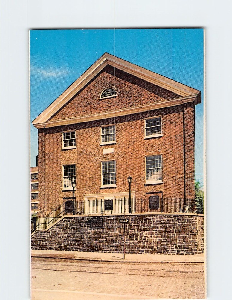 Postcard Old St. George's Methodist Church Philadelphia Pennsylvania USA
