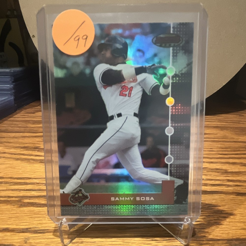 2005 Bowman's Best Silver Sammy Sosa Baltimore Orioles /99 #15 RARE CLEAN