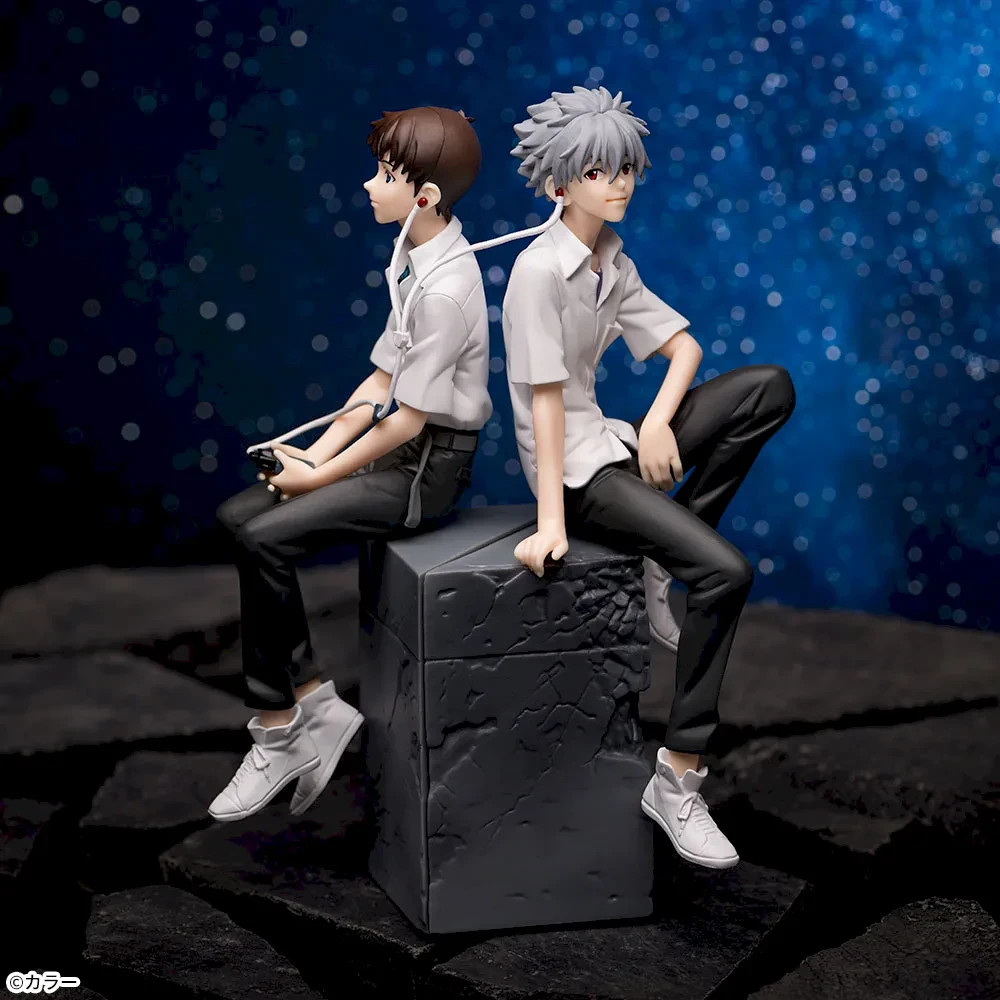 Evangelion New Theatrical Edition Shinji & Kaworu VIGNETTEUM Figure Set of 2 NEW