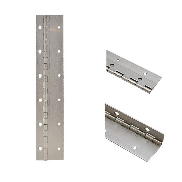 Godfrey Pontoon Boat Hinge | 12 x 2 1/4 Inch 16GA Stainless Steel