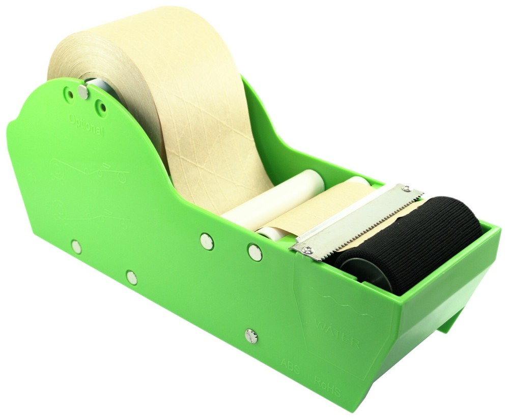 Water Activated Gummed Kraft Tape Dispenser with Reinforced Tape