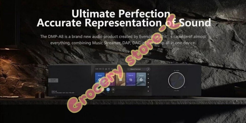 NEW Eversolo DMP-A8 4G+64G Music Streamer DAC QCC5125 Bluetooth 5.0 Receiver
