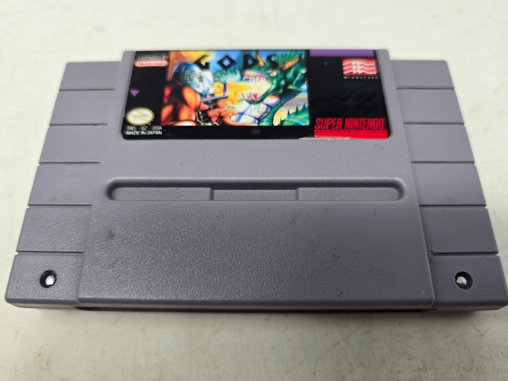 Gods (Super Nintendo Entertainment System, SNES 1992) Tested
