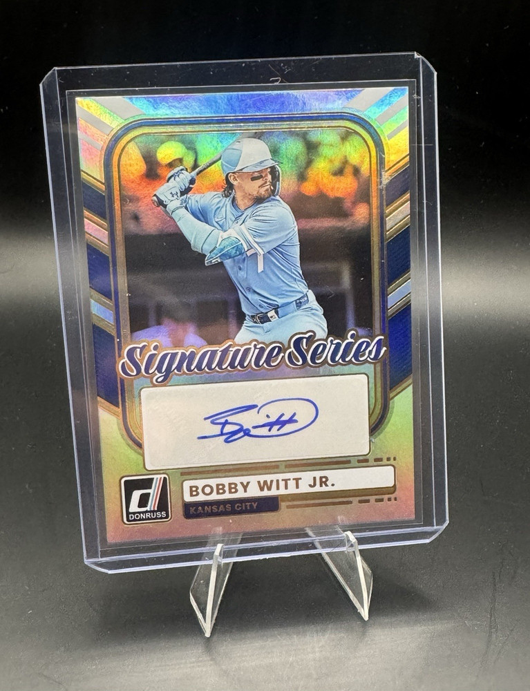 Panini Donruss 2024 Bobby Witt Jr. Signature Series Auto #SS-BWJ Royals