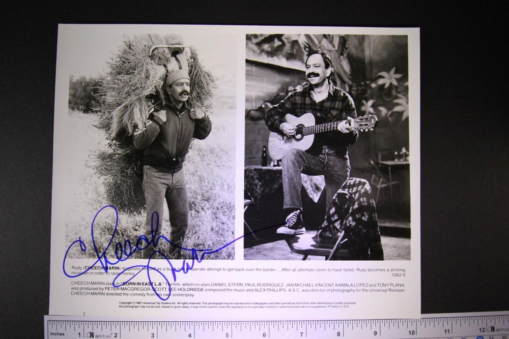 Cheech Marin (Born In East La~Lion King~Nash Bridges) Autograph Photo~