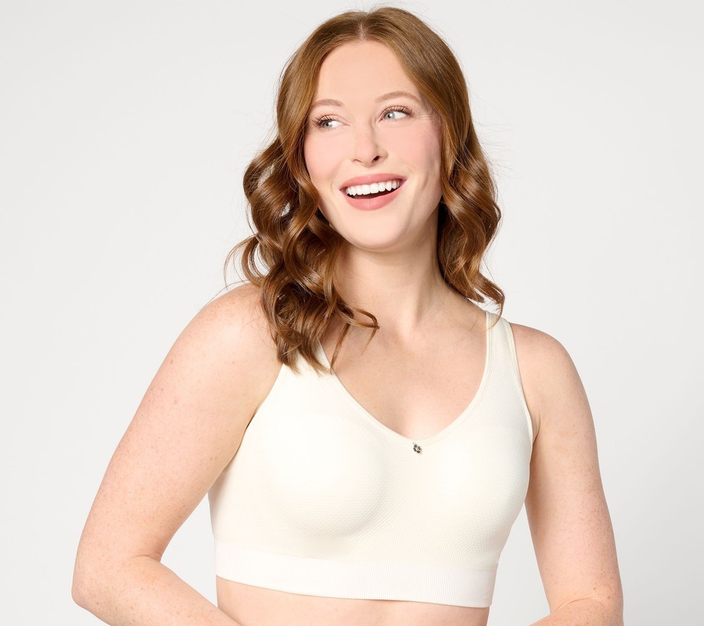 Breezies Women's Bra Sz 40DD  Air Effects Seamless Underwire Contour White