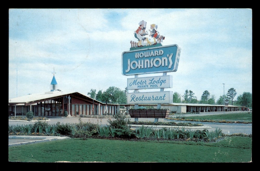 Howard Johnsons Motor Lodge Rocky Mount NC Posted Postcard