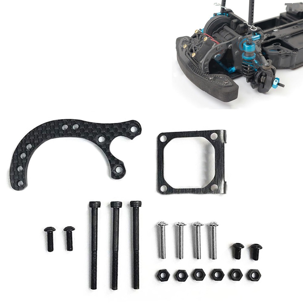 Carbon Fiber Motor Bracket Stand for TAMIYA XV01 RC Model Car Truck