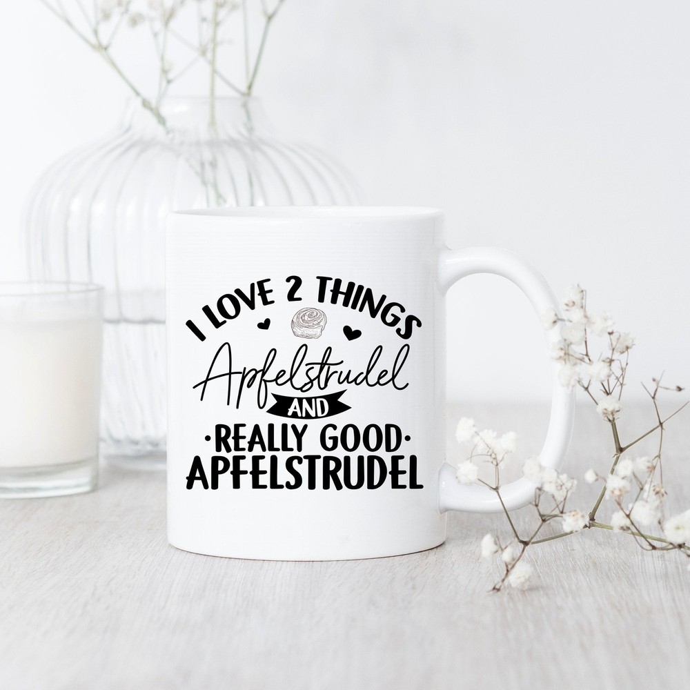 I Love Apfelstrudel Mug Apfelstrudel Mug Apfelstrudel Lover Sweet Tooth Gift