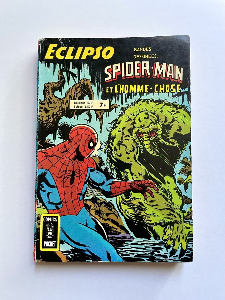 ECLIPSO Pocket Comics, Spider-Man and Man-Thing, French Marvel Team-Up VG