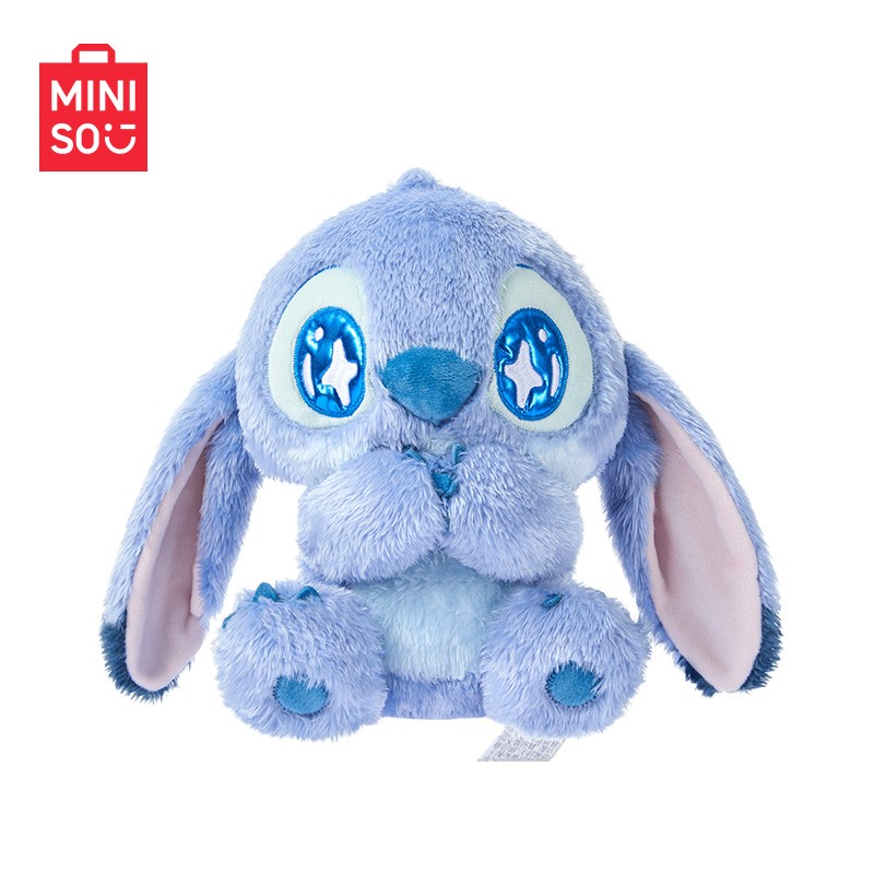 MINISO Disney Stitch Fragranced Seated Pose Ocean Scent Plush Doll Gift