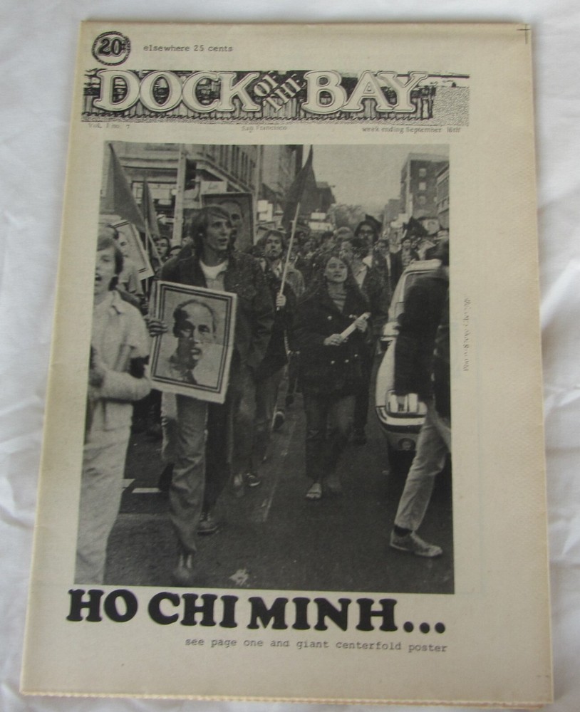 DOCK OF THE BAY underground newspaper Vol.1 No.7 1960's COUNTERCULTURE rare
