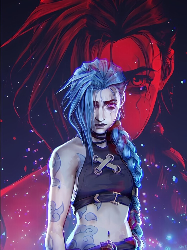 Jinx Arcane Anime Poster - FnexinH Decorative Wall Art Painting