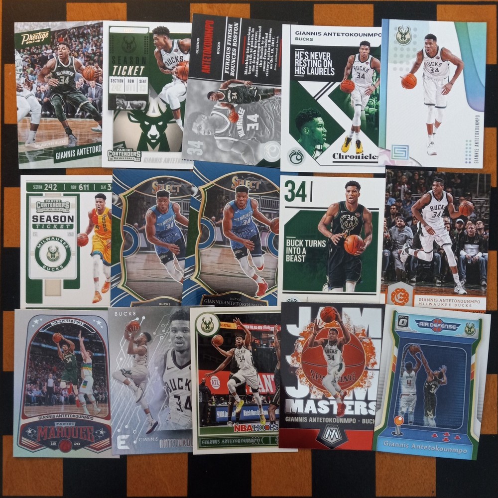 Giannis Antetokounmpo 26 Basketball Card Lot *Excellent Condition*