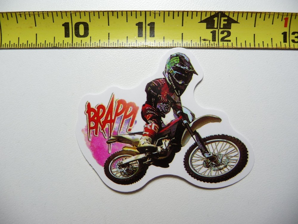 Brapp Noise Sticker Decal for Motorcycle Bike Riding Enthusiasts