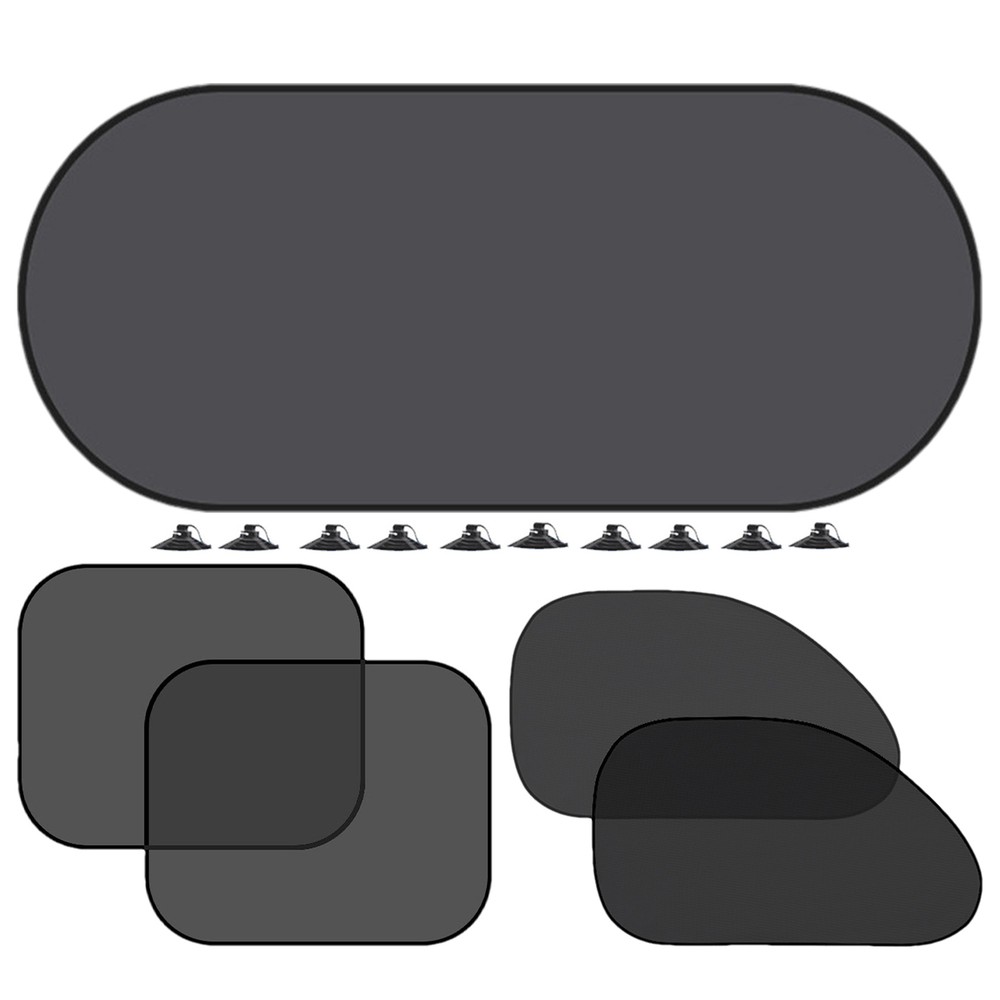 5X Magnetic Car Side Front Rear Window Sun Shade Cover Mesh Shield UV Protection
