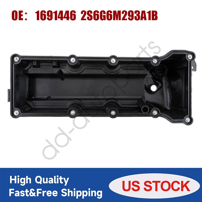 Rocker Cover For Ford Fiesta V 1.3 2001-2008 2S6G-6M293-B2A 1328998 1691446 New