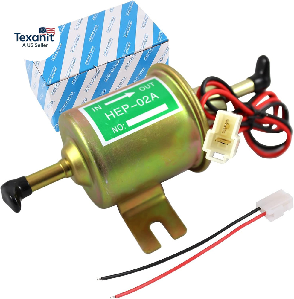 Universal Electric Fuel Pump Kit 12V 3-6 PSI Low Pressure with Fuel Filter 6.56