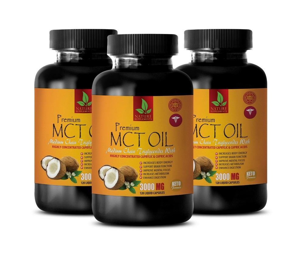 heart health vitamins - PURE MCT OIL 3000MG - medium chain powder 3B