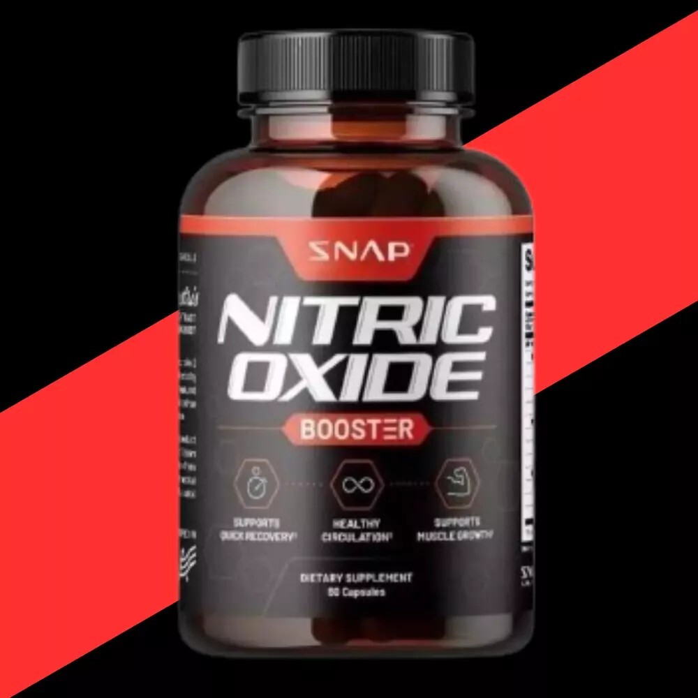 Nitric Oxide Booster Supplement - L-Arginine, L-Citrulline 1500mg - 60 Capsules