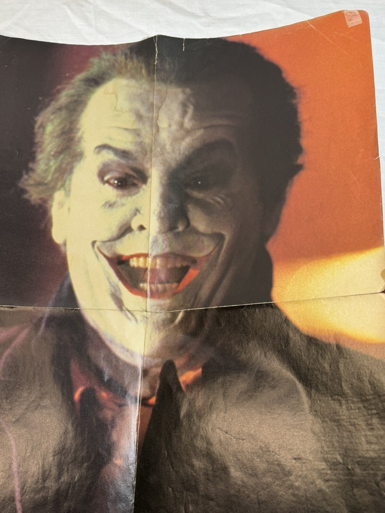 Joker/Swamp Thing Double Sided Poster See Pictures Jack Nicholson Batman 22”x16”