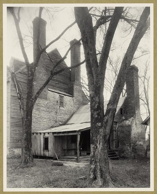 Montpelier,chimneys,houses,kitchen,Salem Church,Virginia,Architecture,1935 1