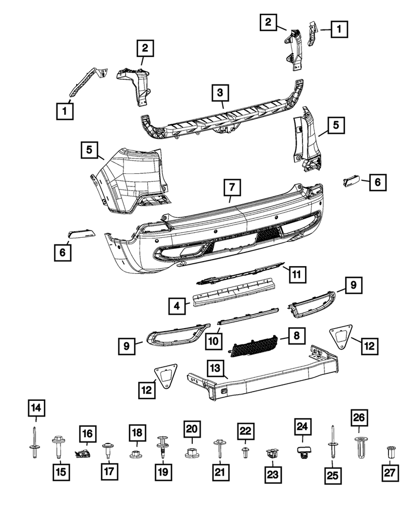 Genuine Mopar Power Lift-Gate Hands Free Assembly 68466305AC