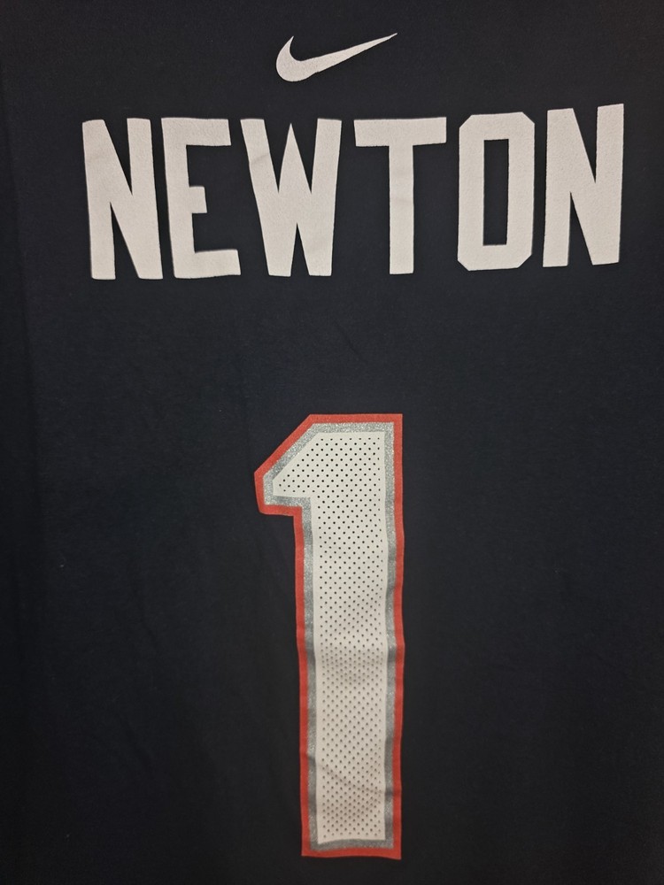 Nike New England Patriots Cam Newton Xl Mens Blue Graphic Logo Tshirt NFL