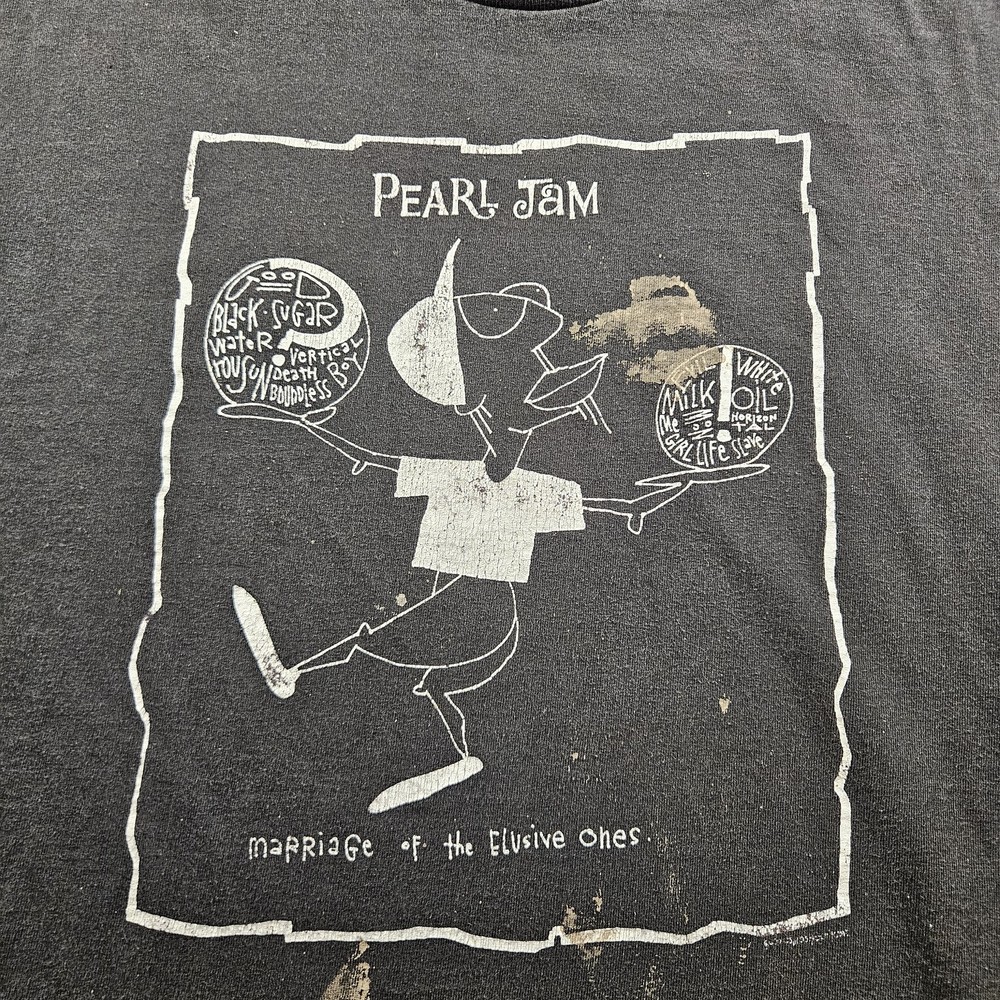 Vintage Pearl Jam Shirt Mens XL Marriage Of The Elusive Ones Grunge 90s Band