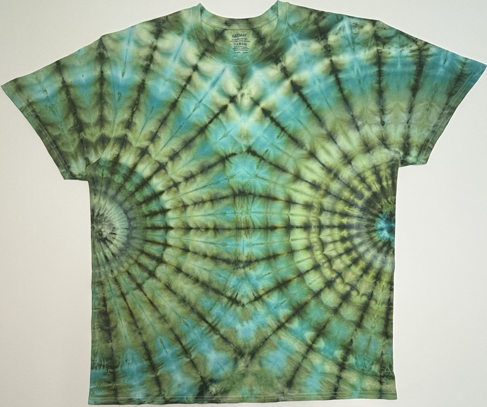 Handmade Ice Tie Dye Adult T-Shirt Unisex Size XL Multicolored Gildan Tee NEW