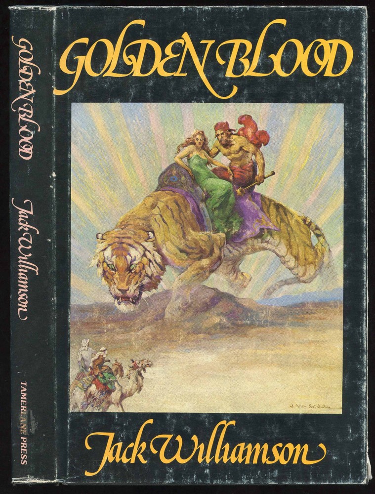 Fiction: GOLDEN BLOOD by Jack Williamson. 1979. Signed 1st hardcover edition.