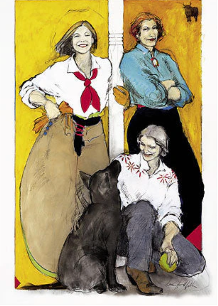 Donna Sickles A Family Tradition Limited Edition Woman over lifetime Print ART