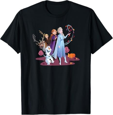 Disney Princess Frozen Elsa Anna Olaf Sven And Kristoff Case T-Shirt S - 5XL